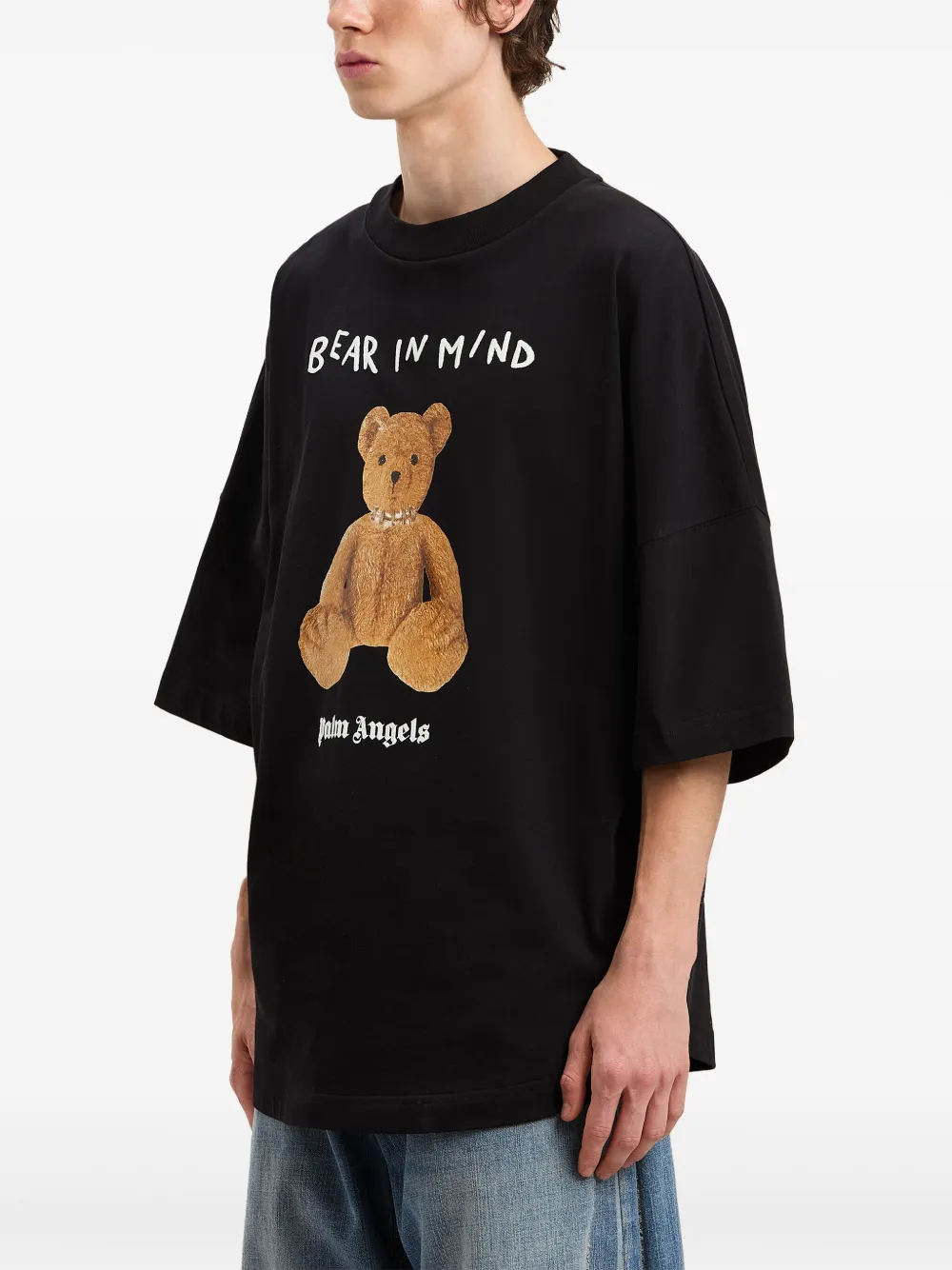 Palm Angels Bear In Mind T-shirt Zwart