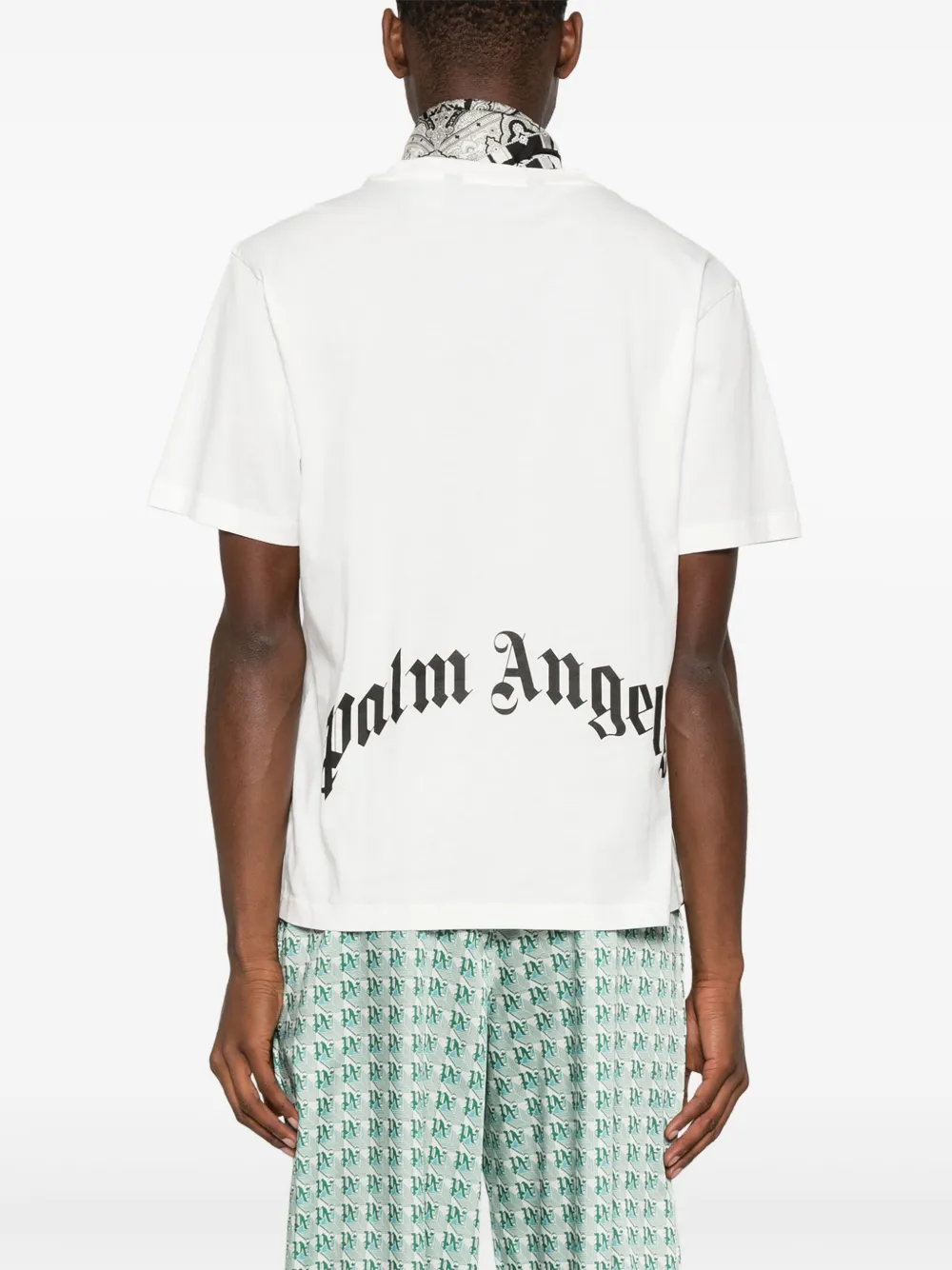 Palm Angels curved-logo T-shirt