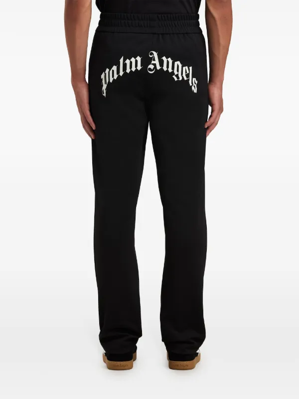 Palm Angels logo-print Sweatpants | Black | FARFETCH