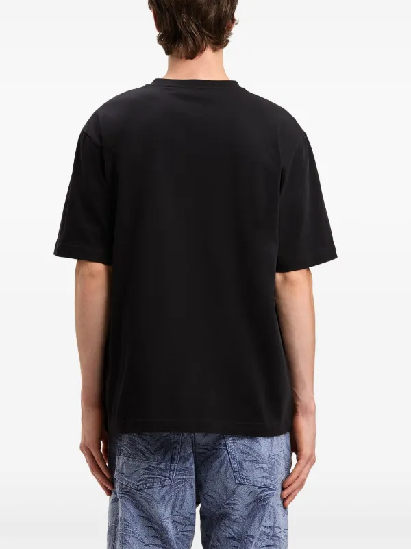 VIP【関税送料無料】希少 Palm Angels College T-shirt Palm Angels College Palm t-shirt | Black | FARFETCH