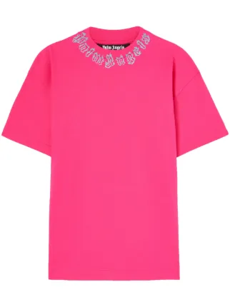 【Palm Angels 】ネックロゴTシャツ Palm Angels | Neck Logo T-Shirt | Regular Fit T-Shirts