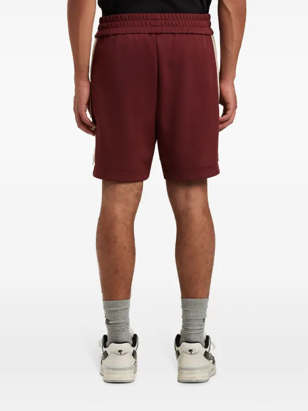 Palm Angels Logo Track Shorts | Red | FARFETCH