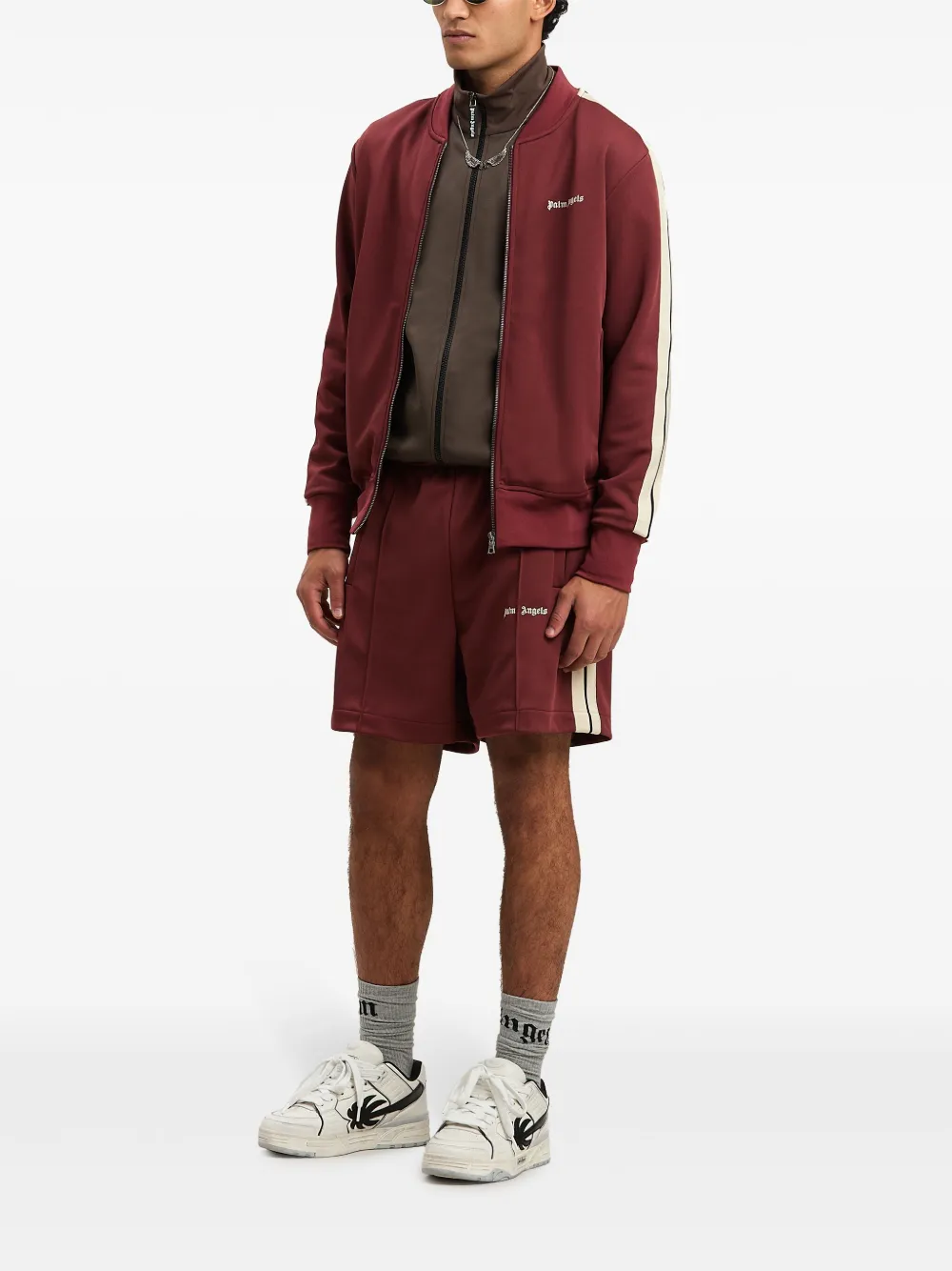 Palm Angels logo track shorts | Track & Running Shorts | Image 2
