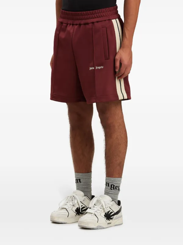 Palm Angels Logo Track Shorts | Red | FARFETCH GE