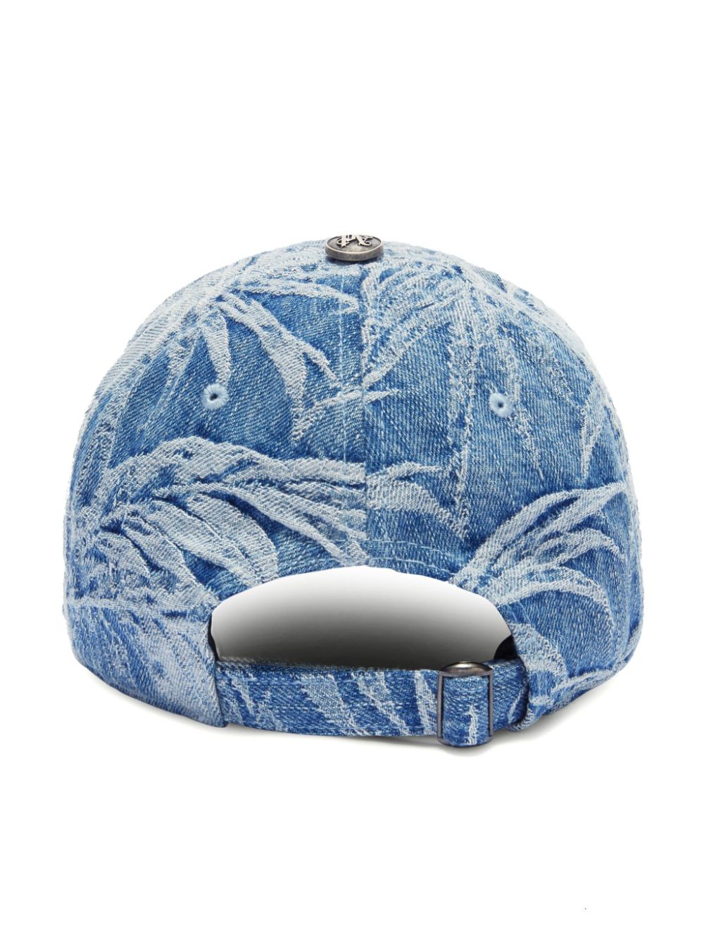 Palm Angels Honkbalpet met palmboom-jacquard - Blauw