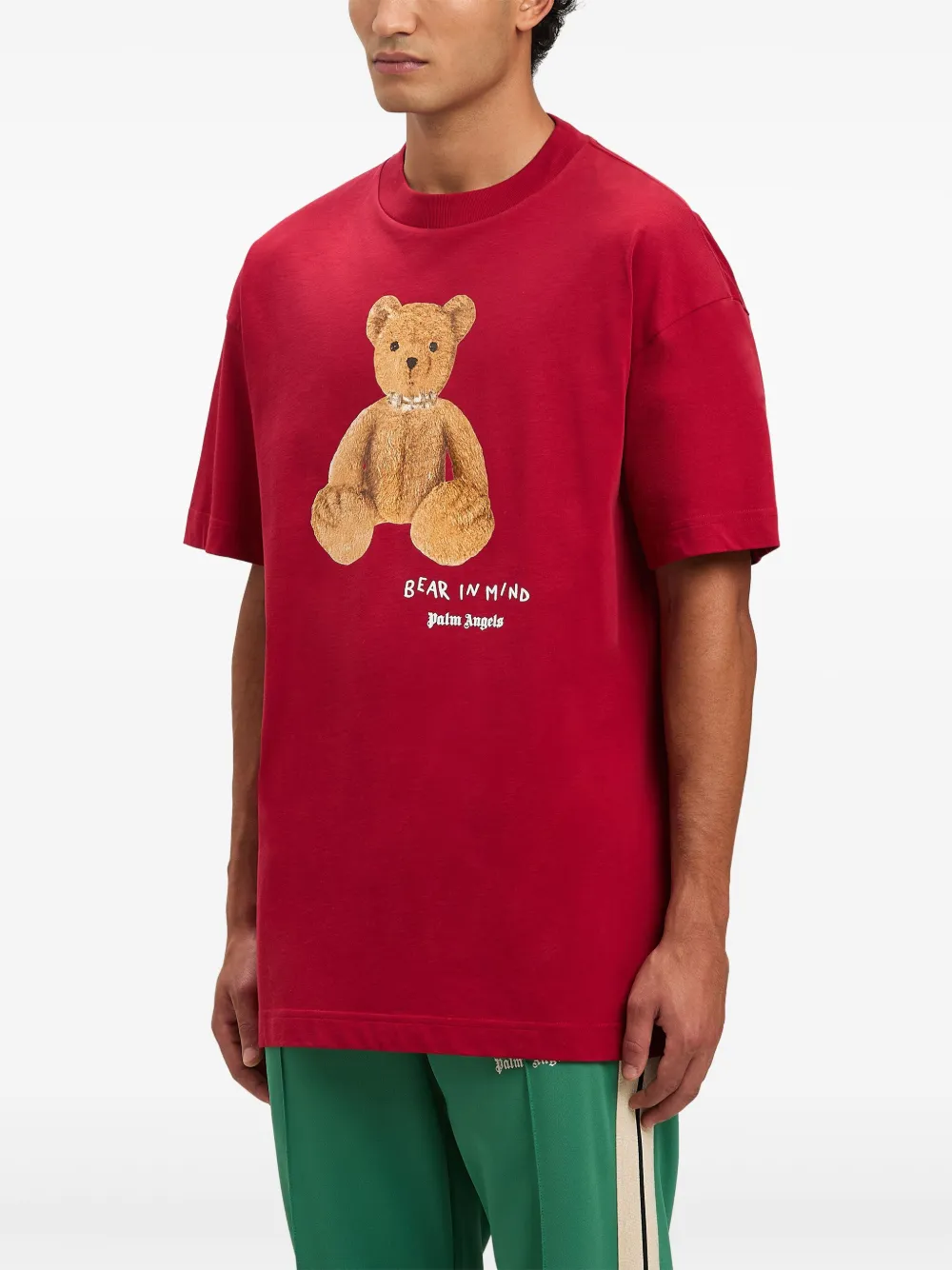 Palm Angels Bear In Mind T-shirt Rood