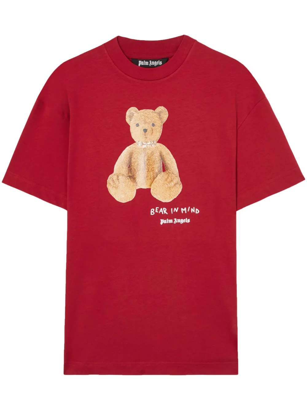 Palm Angels Bear In Mind T-shirt Rood