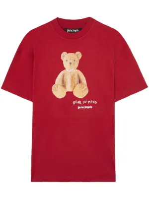 【Palm Angels】Tシャツ - ブラウン Palm Angels Bear In Mind Tシャツ | ブラック | FARFETCH JP