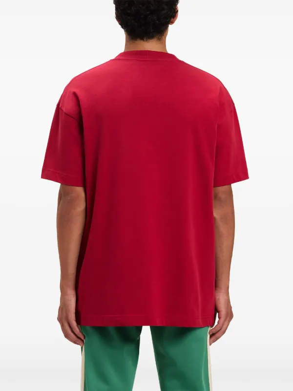 【関税込み】Palm Angels レッド 'Bear in Mind' Tシャツ Bear In Mind T-Shirt in RED - BROWN für Herren | Palm Angels®
