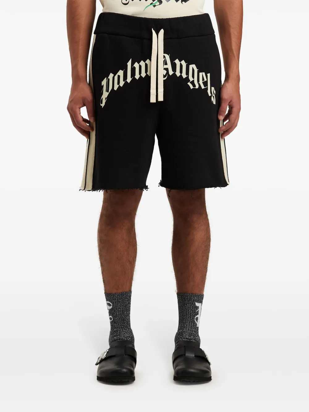 Palm Angels logo track shorts
