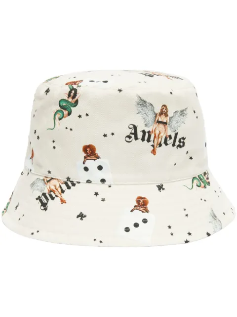 Palm Angels gorro de pescador con cierre