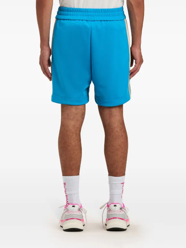 日本未入荷 Shorts Track logo-print Angels Palm | FARFETCH | Blue Clothing