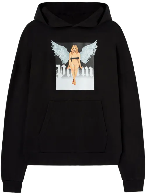 Hoodie Crystal Pin-Up - Palm Angels - Modalova