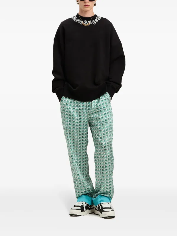 Collegiate Skel panelled sneakers