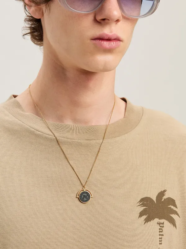 Palm Angels PA-stone Necklace | Gold | FARFETCH ID