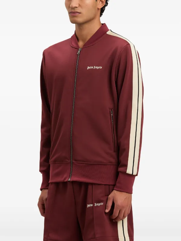 Palm Angels Classic Logo Bomber Jacket | Red | FARFETCH