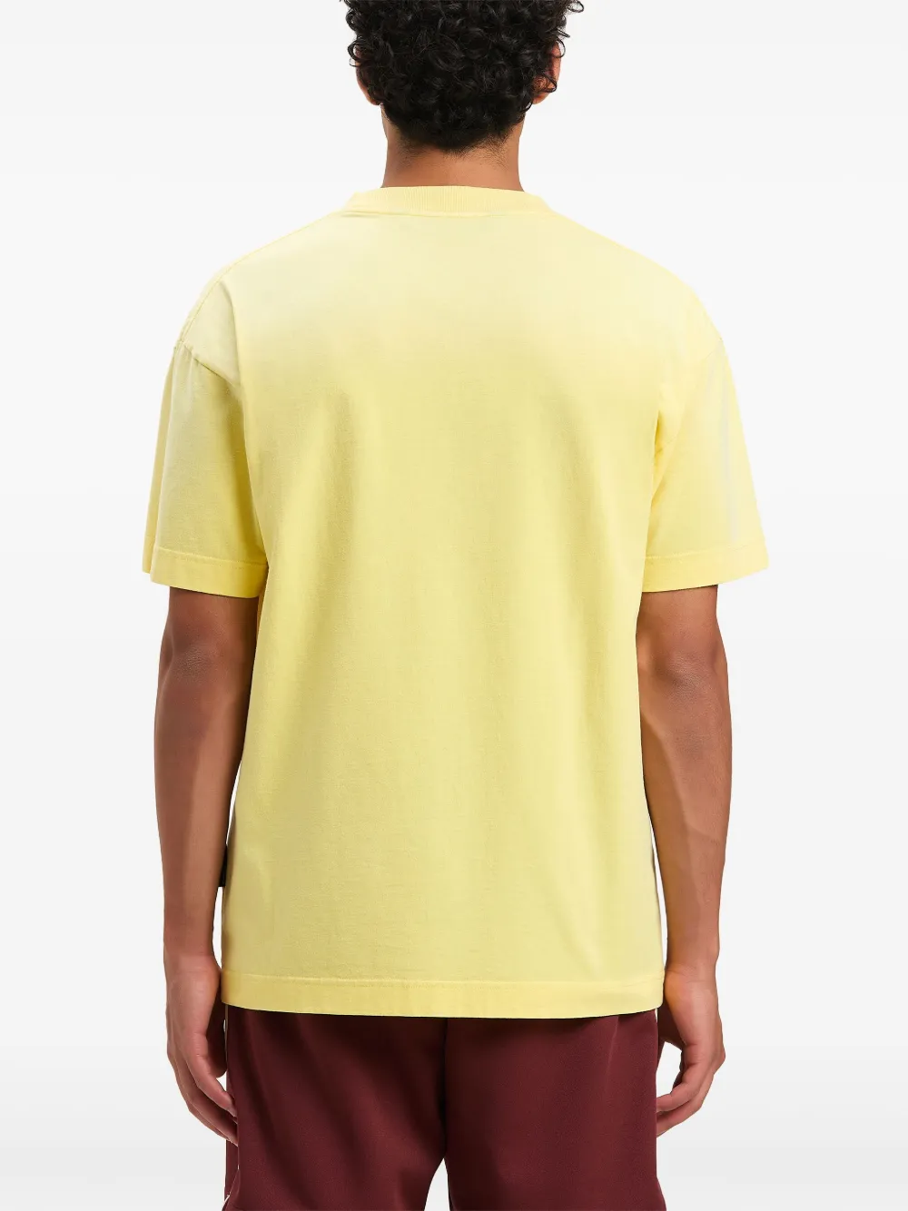 Shop Palm Angels Paradise Palm T-shirt In Yellow