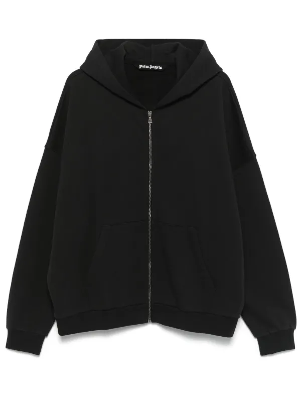 関税送料込〈Palm Angels〉カーブロゴ パーカー ブラック Palm Angels カーブロゴ パーカー | ブラック | FARFETCH JP