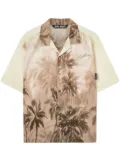 Palm Angels Sunset Palms Bowling shirt - Neutrals