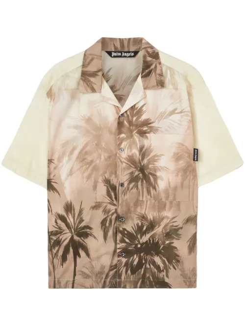 Chemise Sunset Palms Bowling - Palm Angels - Modalova