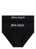 Palm Angels logo briefs (set of two) - Black