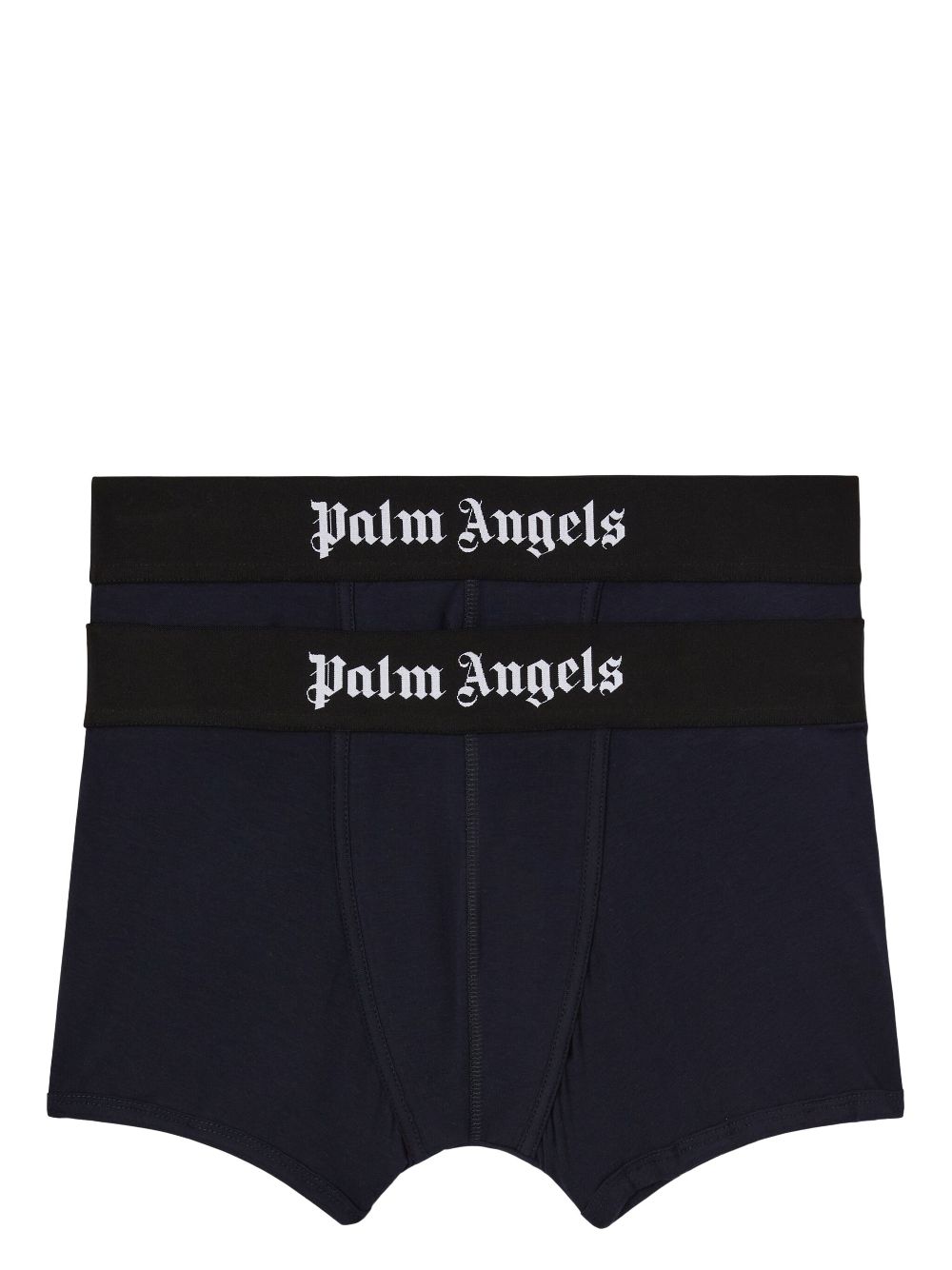 Palm Angels Twee boxershorts met logo Blauw