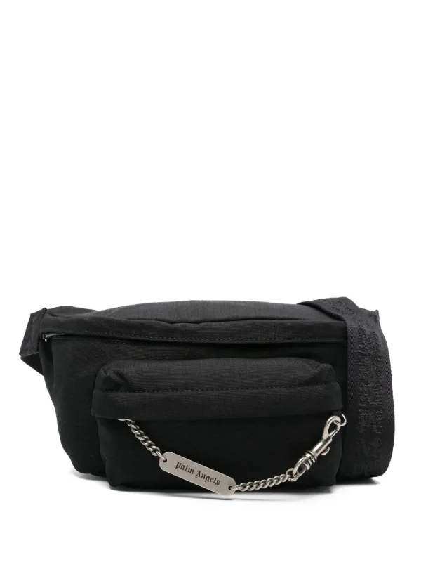 Palm Angels logo chain Belt Bag Black FARFETCH CA