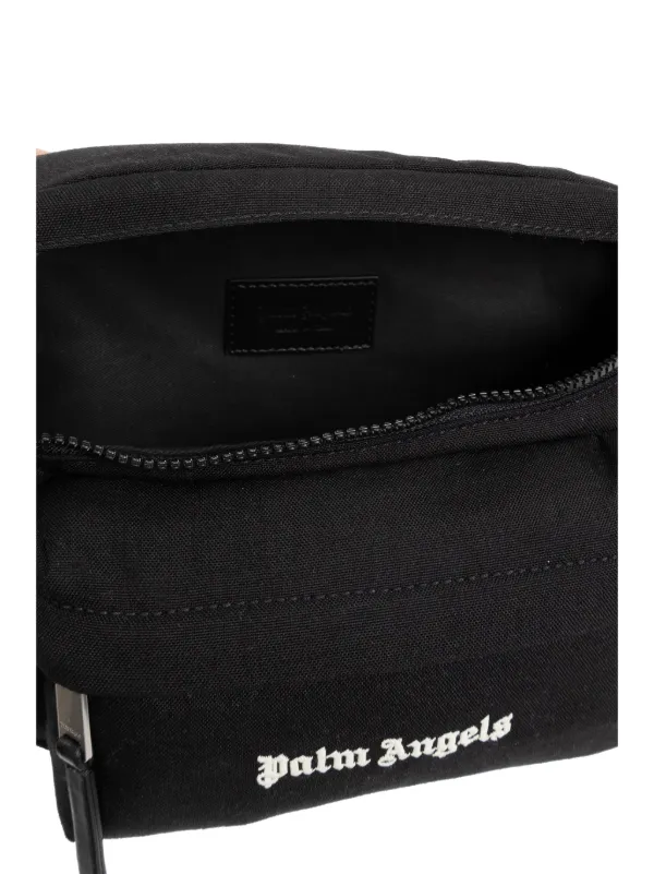 Palm Angels ボディバッグ ブラック Palm Angels Crash logo-print Mini Crossbody Bag | Black