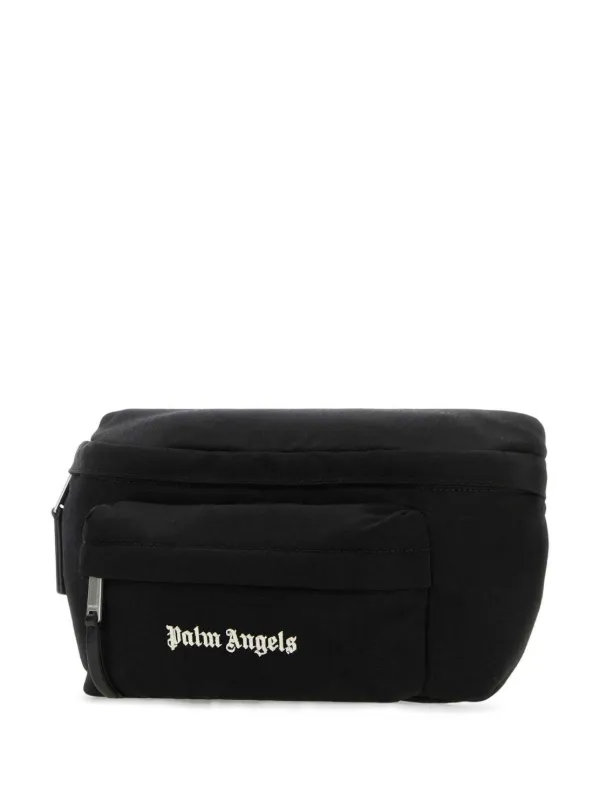 ショルダーバッグ Palm Angels PMNS004R24FAB001 MONOGRAM Bag Palm Angels Embroidered Logo Camera Bag With in Black for
