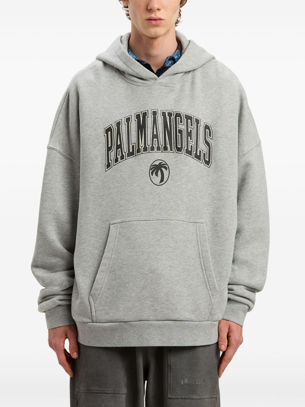 Palm Angels College Palm hoodie Grijs