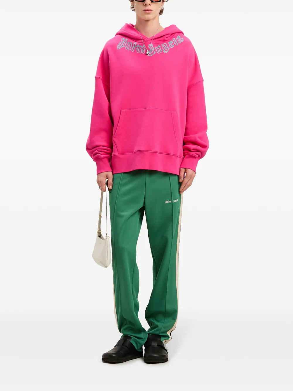 Palm Angels neck-logo hoodie | Hoodies | Image 2