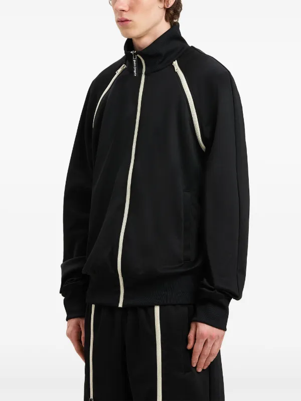 Palm Angels contrast-trim Track Jacket | Black | FARFETCH