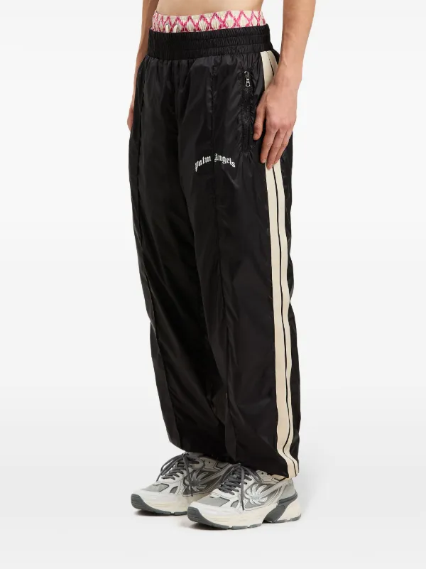 Palm Angels curved-logo Track Pants | Black | FARFETCH