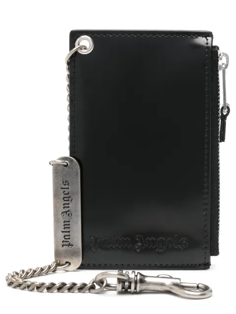Palm Angels tarjetero con placa del logo