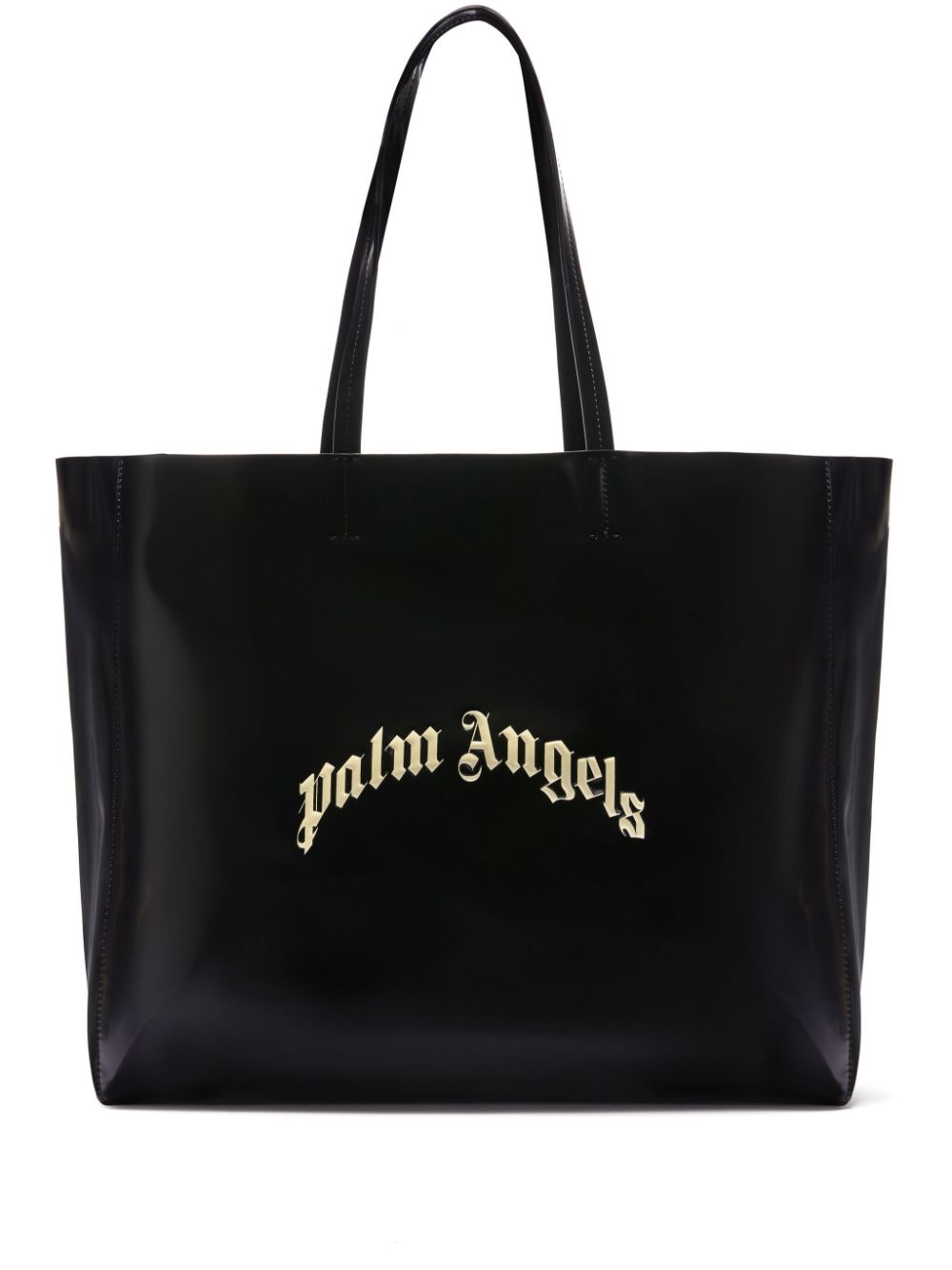 logo-print tote bag