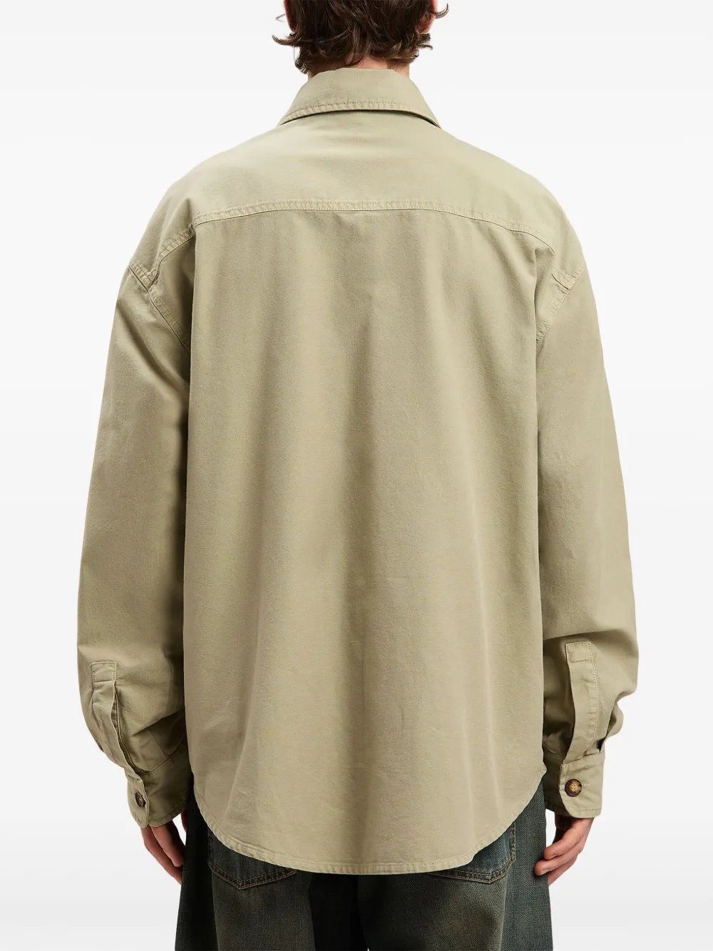 Palm Angels Overhemd met print Beige