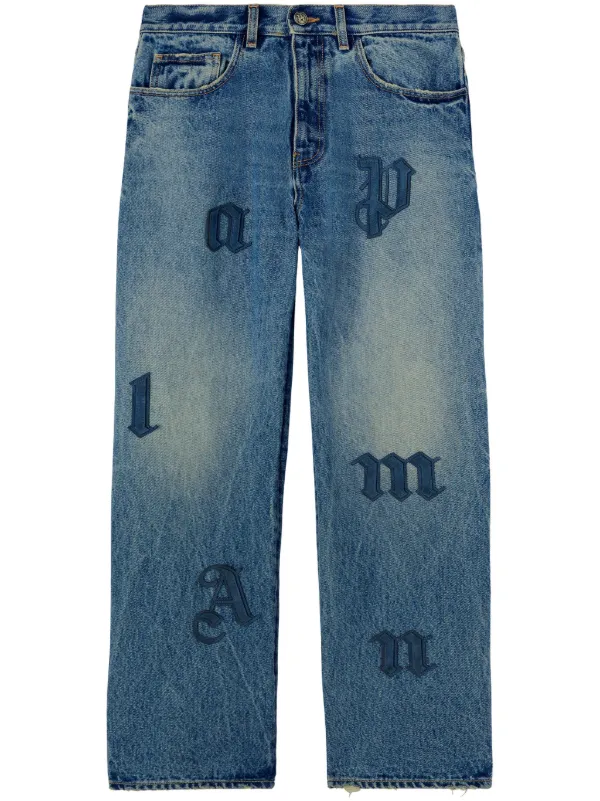 【関税＆送料込み】Palm Angels Light Blue Jeans With A Patt 20931372_50942642_600.jpg