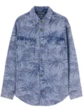 Palm Angels Palms denim shirt - Blue