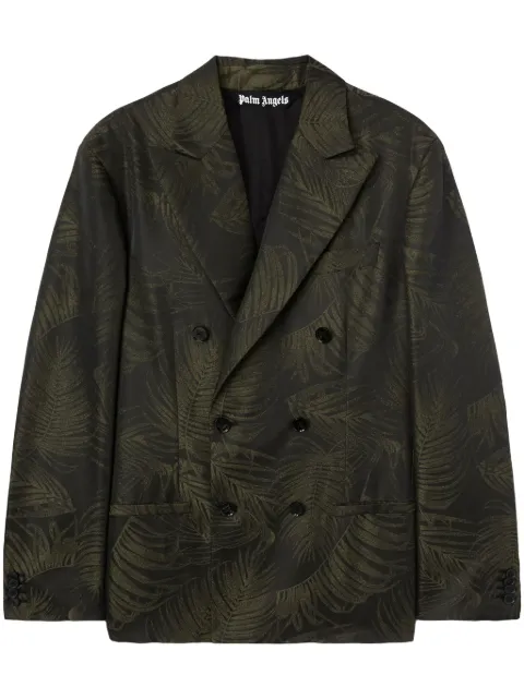 Palm Angels blazer con palmeras en jacquard