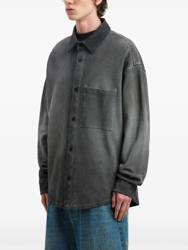 Palm Angels Classic Logo Overshirt | Black | FARFETCH