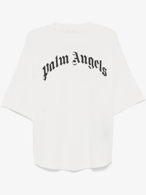 Palm Angels playera con logo estampado