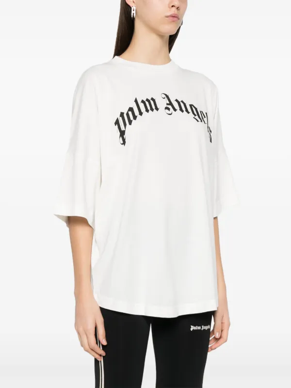Palm Angels logo-print T-shirt | White | FARFETCH