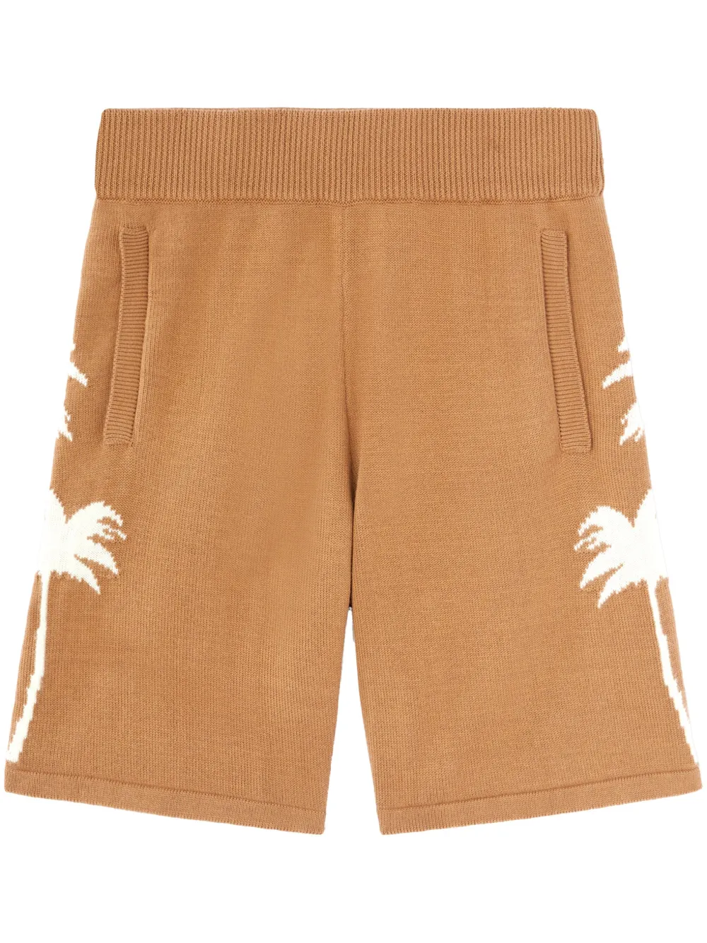 Palm Angels Gebreide shorts Beige