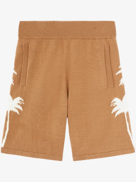 Palm Angels bermudas tejidas con palmeras