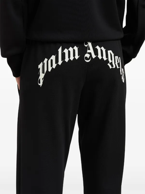 Palm Angels Calça Esportiva Com Logo | Preto | FARFETCH BR
