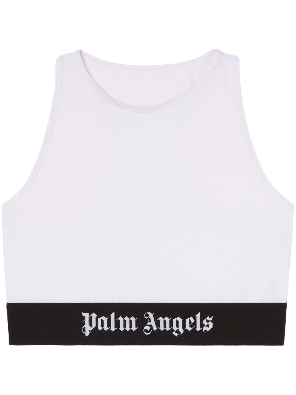 Palm Angels logo American bra - White