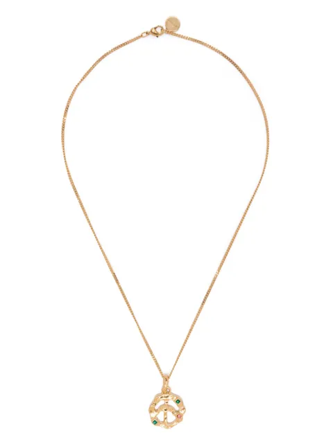 Palm Angels Peace-charm necklace