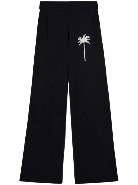 Palm Angels palm tree knitted trousers
