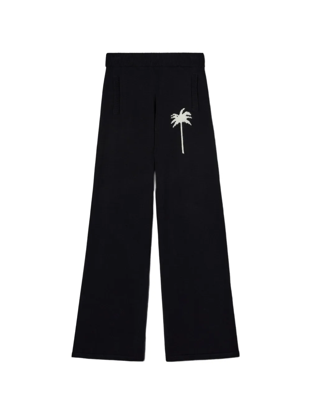Palm Angels Gestrickte Palmen-Hose - Schwarz