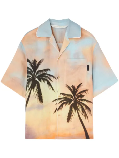 Palm Angels chemise Sunrise - Rose - Palm Angels - Modalova